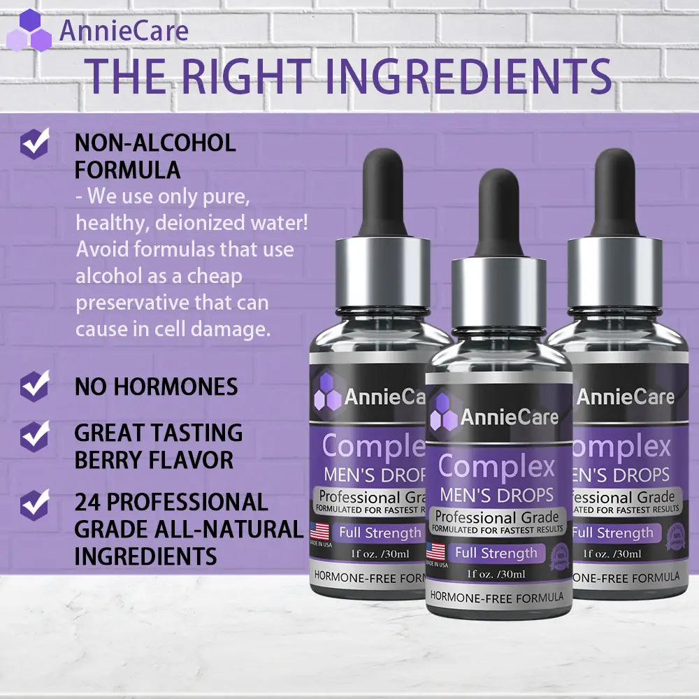 AnnieCare® Complex Men's Drops🚀[Super-Potent Upgraded Version💥]🛬