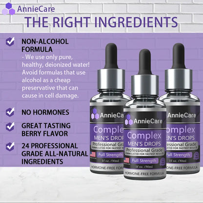 AnnieCare® Complex Men's Drops🚀[Super-Potent Upgraded Version💥]🛬
