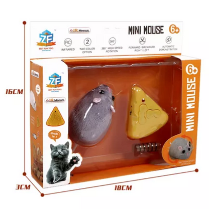 Simulation Mouse Remote Control Tease Cat Interactive Toy