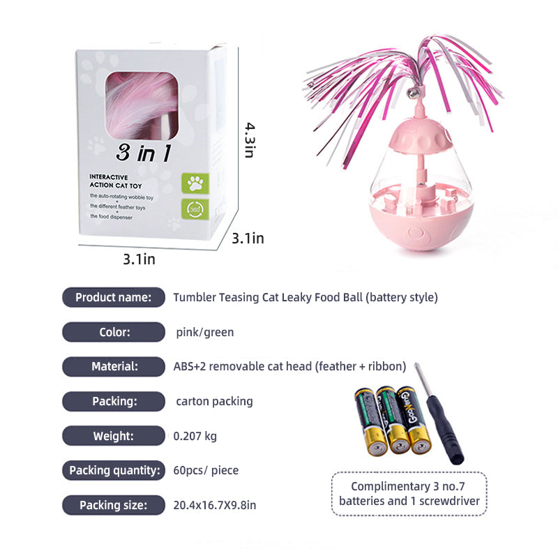 Walfinds-Interactive Leakage Cat Toy